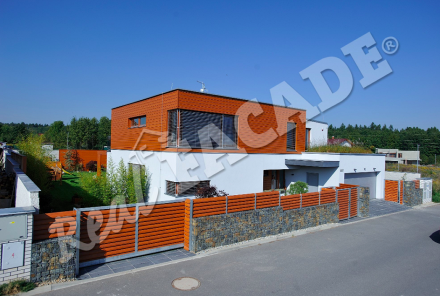 Dřevěná fasáda, severský smrk